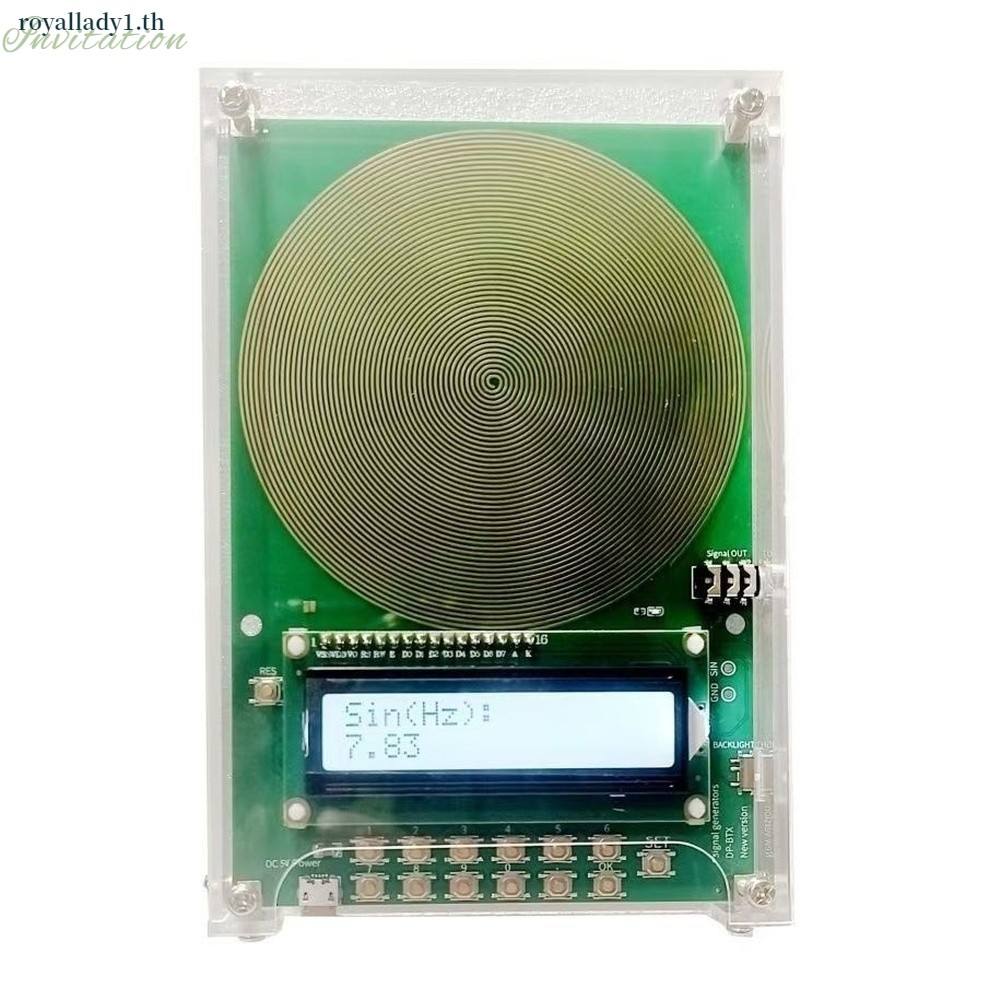 ผ้าใบ ROLEDY 0.01~100000Hz สําหรับ SCHUMANN Wave Generator Pure Sine Wave ความถี่ปรับได้