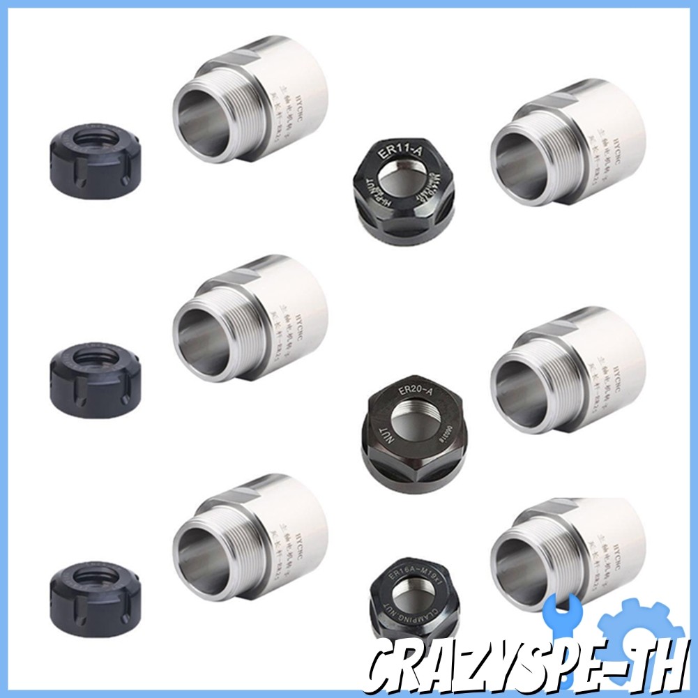 CRAThread Adapter Er11 Er16 Er20 Er25 Er32 Collet Spindle Chuck สําหรับมอเตอร์สําหรับ ROTOR