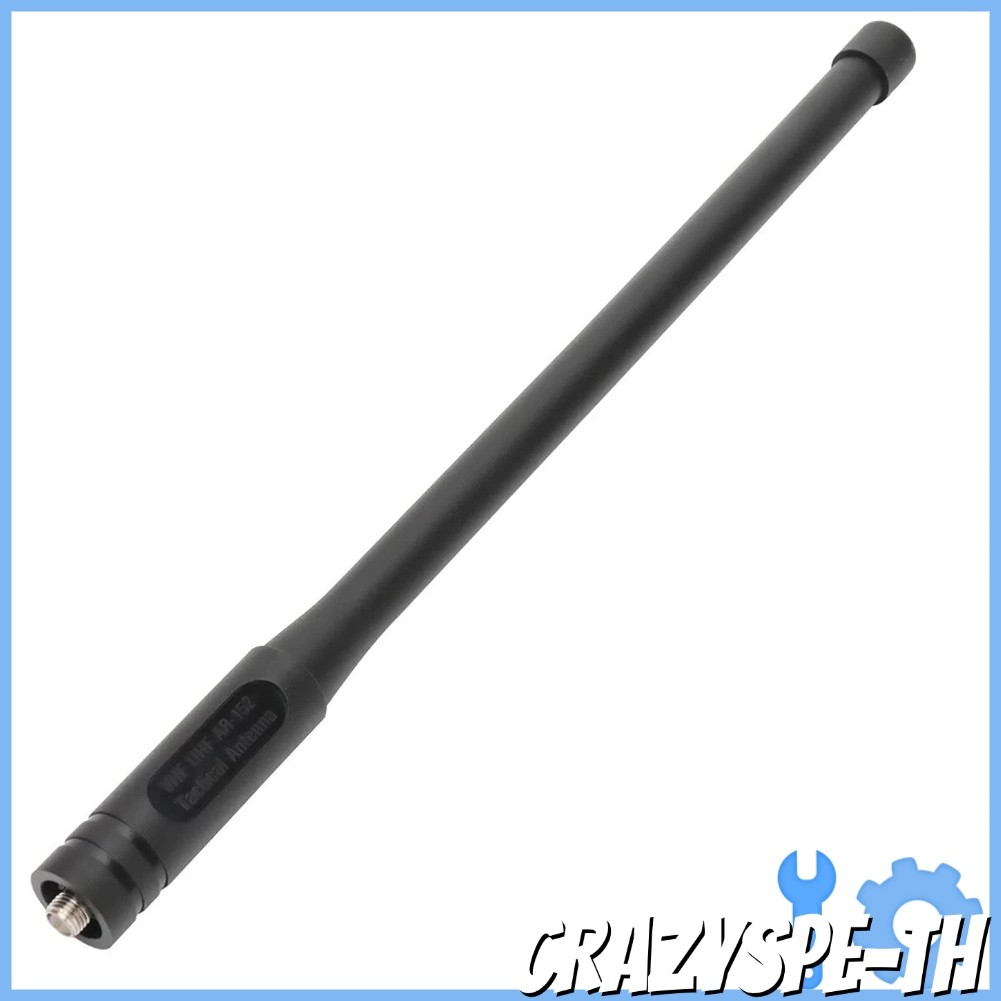 CRA25 ซม.สําหรับ Walkie Talkie เสาอากาศยุทธวิธีสําหรับ BaoFeng AR-152 UV5R UV-82 BF-888S