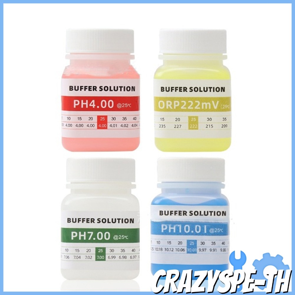 CRA50ML PH Meter Standard Solution Calibration 4.00/7.00/10.01/222mV ORP Tester