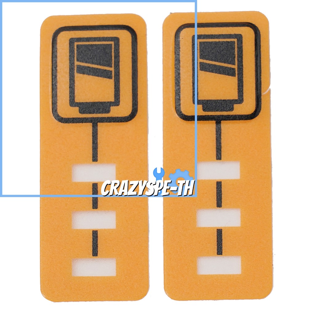 CRA2PCS DCB200 แบตเตอรี่ความจุสติกเกอร์สําหรับ 18V DCB140 สําหรับ DCB182