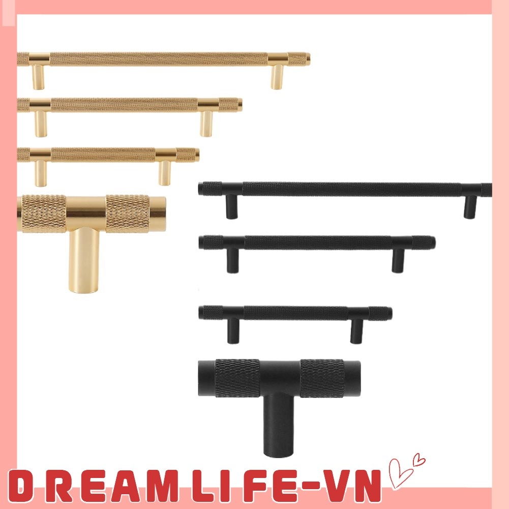 [DREAMLIFE]ตู้ครัวลิ้นชักประตูตู้ Premium Knurled T Bar Handle 96mm-192mm