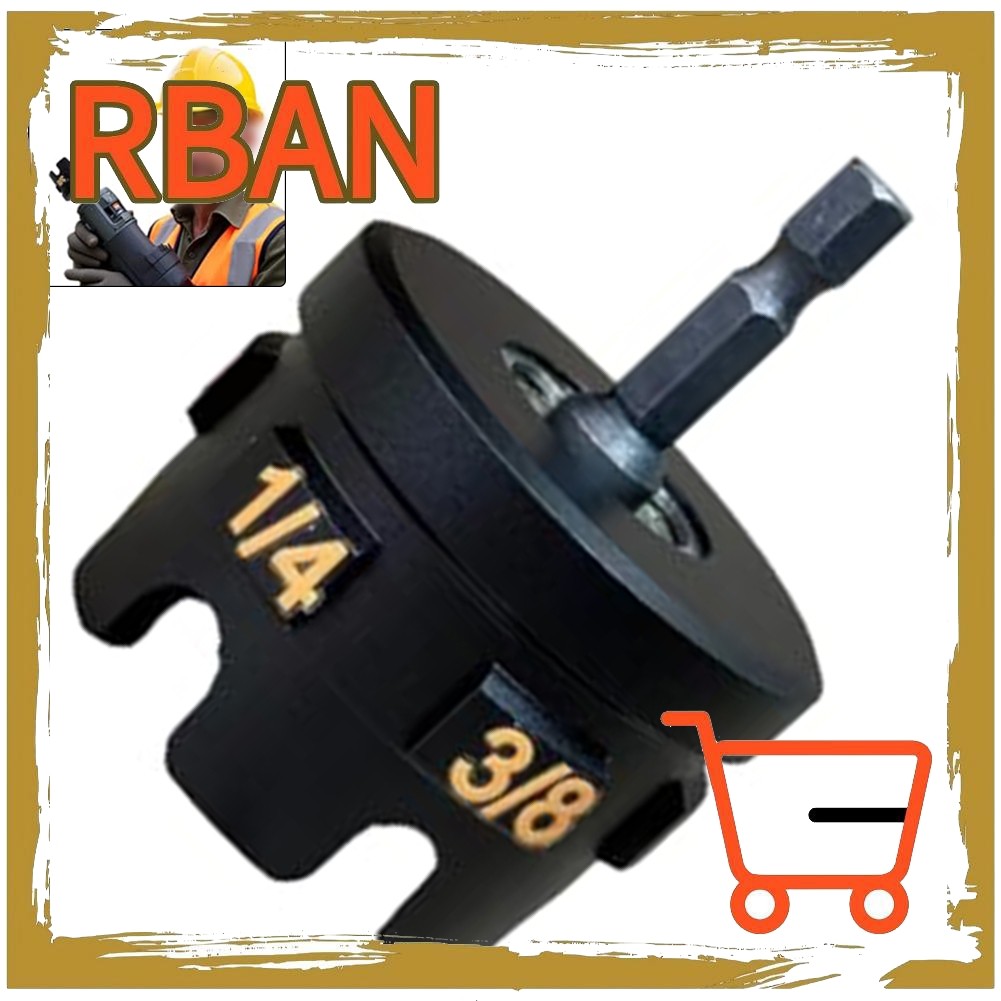 RBANNut Zipper Drill Attachment Nuts with Ease on for 1/4", 3/8" และ 1/2"