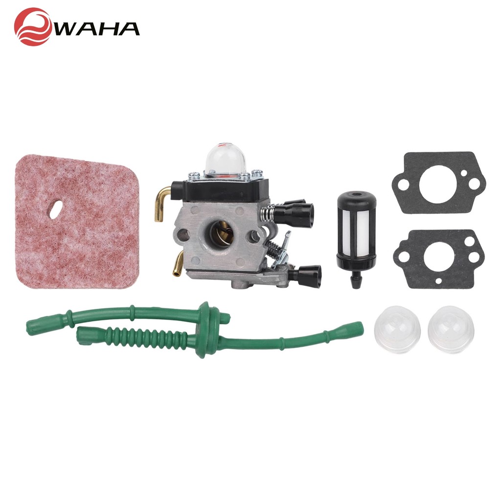 ชุดคาร์บูเรเตอร์สําหรับ FS55 สําหรับ FS55R สําหรับ FS55RC สําหรับ FS38 สําหรับ KM55 พร้อมปะเก็น
