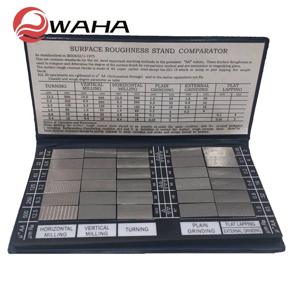 Surface Roughness Comparison Sample Block Ra0.05-12.5mm Roughness Sample Block