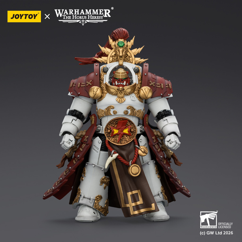 HIPLAY JOYTOY White Scars Qin Xa - Master of the Keshig JT03622 1/18 Action Figure Warhammer 40K