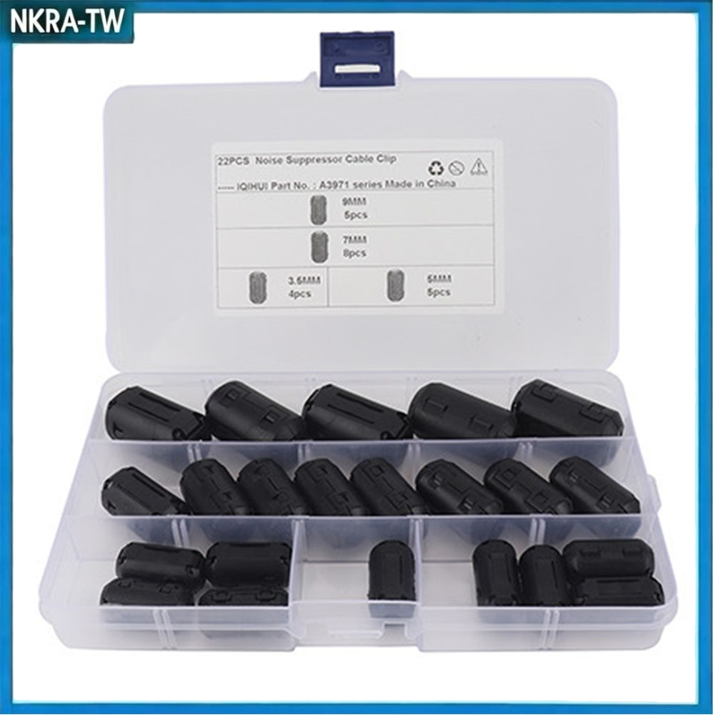 ผลิตภัณฑ์ใหม่

 22PCS Clip-on Ferrite Ring Core Choke Ferrite ลูกปัดคลิปสาย 3.5/5/7/9 มม.