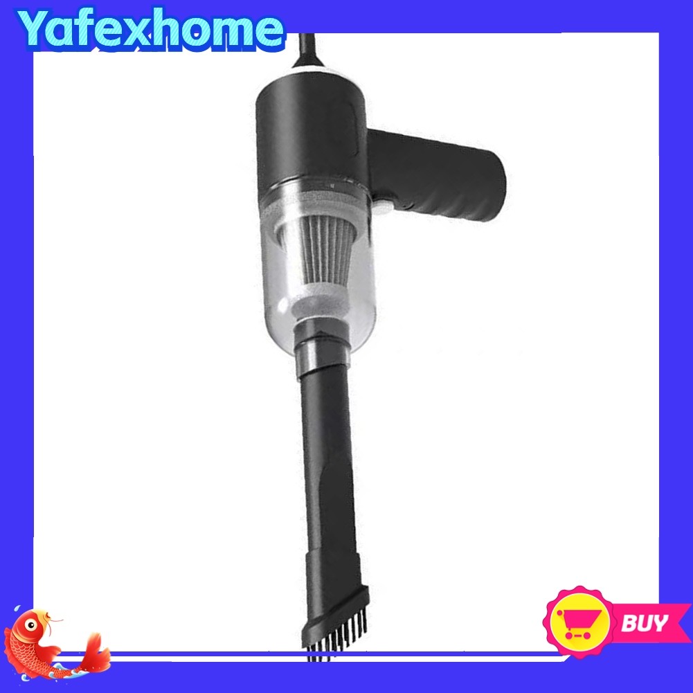 [YAFEXHM] เครื่องดูดฝุ่นในรถยนต์ 99800 Pa เครื่องทําความสะอาดทรงพลัง 4-in-1
