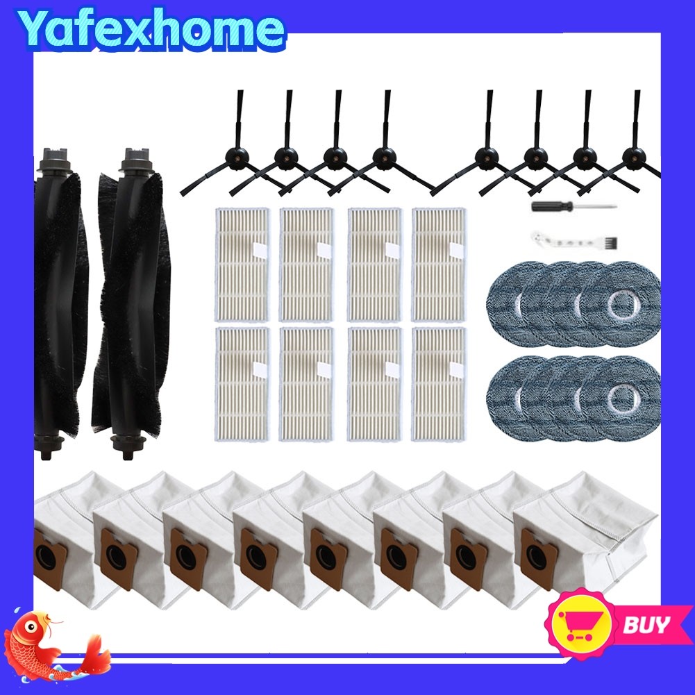 [YAFEXHM] สําหรับ Eufy สําหรับ Omni C20 36 ชิ้นชุดอุปกรณ์เสริม: พลังทําความสะอาดอันทรงพลัง!