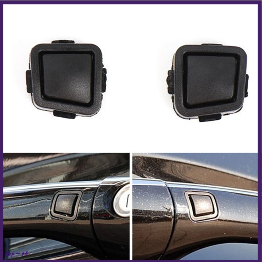 ⭐  สต็อกพร้อม⭐2X Keyless-Go มือจับประตูปุ่มสําหรับ Mercedes สําหรับ Benz W211 C209 W219 W251-[top-th