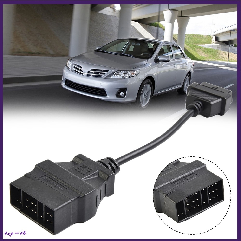 ⭐  สต็อกพร้อม⭐22 Pin OBD1 ถึง 16 Pin OBD2 สายแปลงอะแดปเตอร์สําหรับ TOYOTA Diagnostic Scanner- [top-t