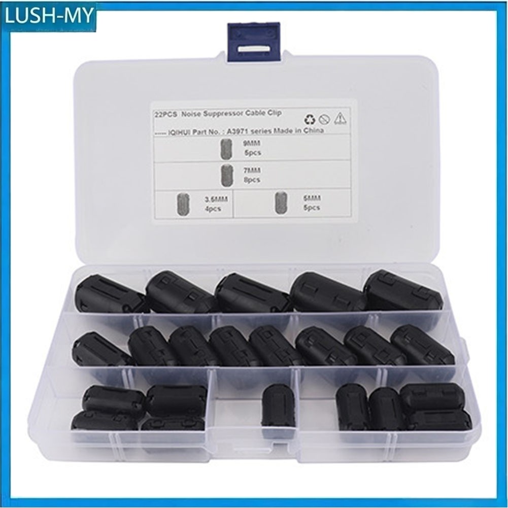 ผลิตภัณฑ์ใหม่

 22PCS Clip-on Ferrite Ring Core Choke Ferrite ลูกปัดคลิปสาย 3.5/5/7/9 มม.