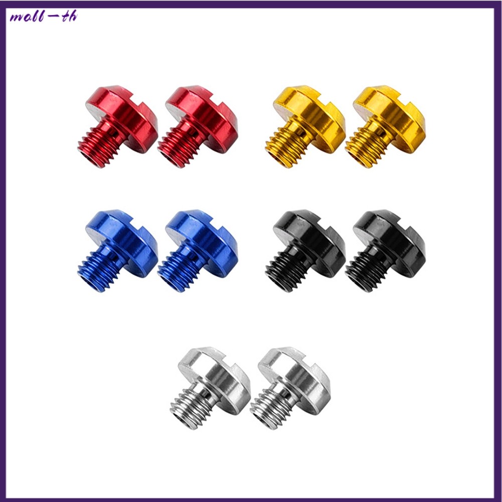 ❤️1 คู่รถจักรยานยนต์ E-Bike M8 CNC Aluminium Mirror Hole Screw Cap-[litt-th]