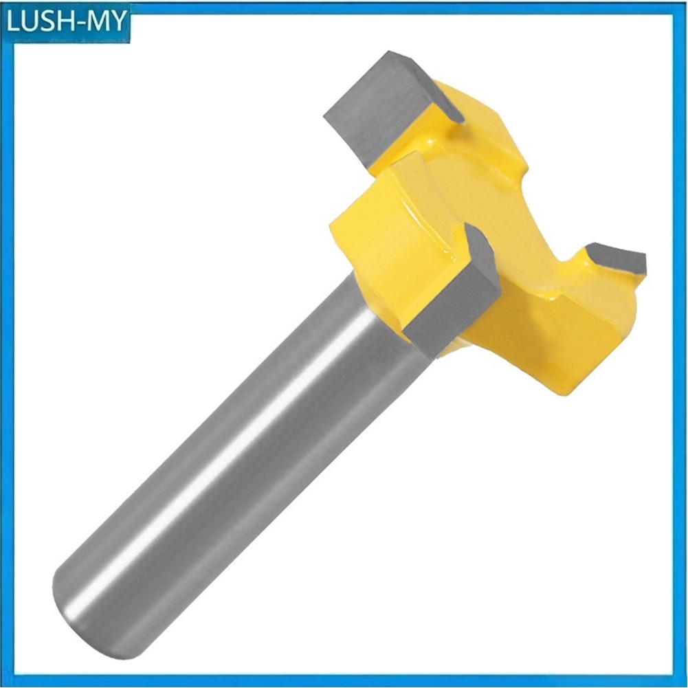 Big 1 ชิ้น 8 มิลลิเมตร Shank 3 ฟัน T-Slot Router Bit Straight Edge Slotting Milling Cutter