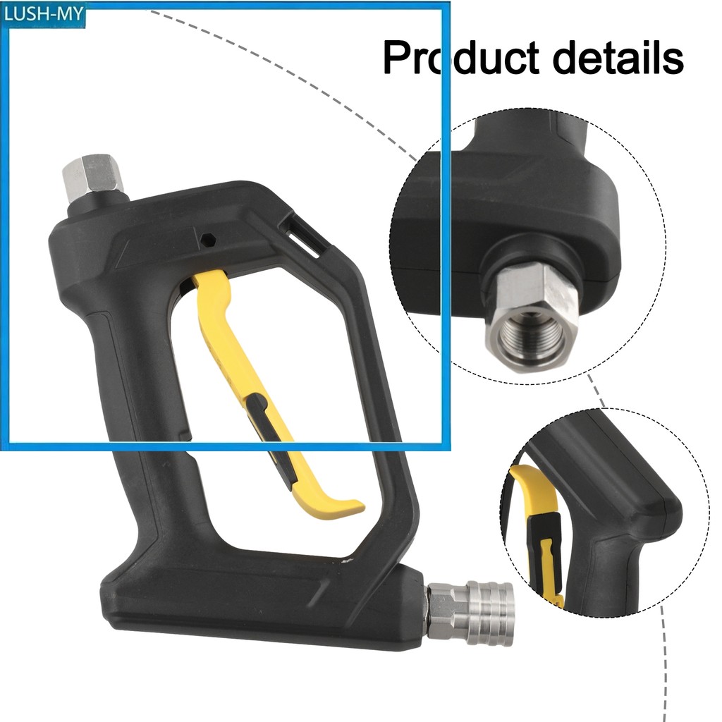 เครื่องพ่นสารเคมีล้างรถแรงดันสูงขนาดใหญ่ แบบพกพา 3/8"F Inlet x 1/4"F Outlet