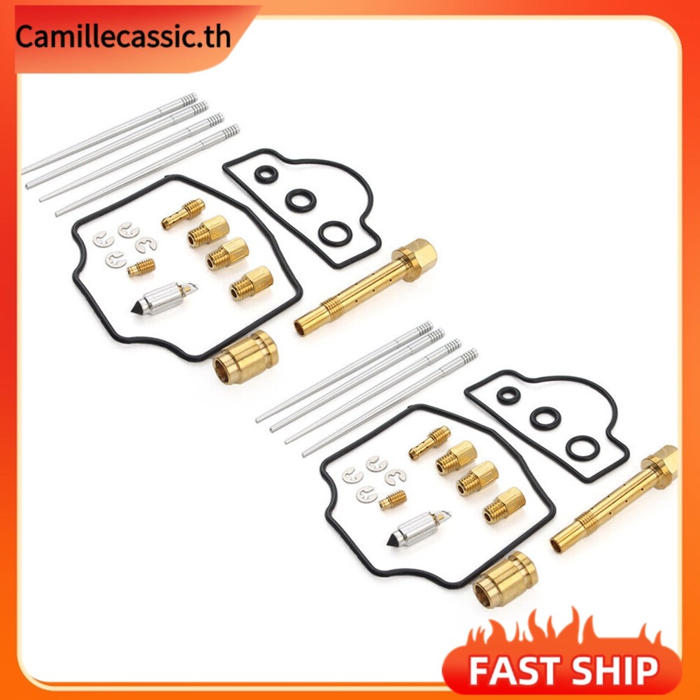 [CAMILLES]2x คาร์บูเรเตอร์ Rebuild Kit สําหรับ Suzuki RGV250 Gamma VJ21 1988-1991 VJ22 1991-1996