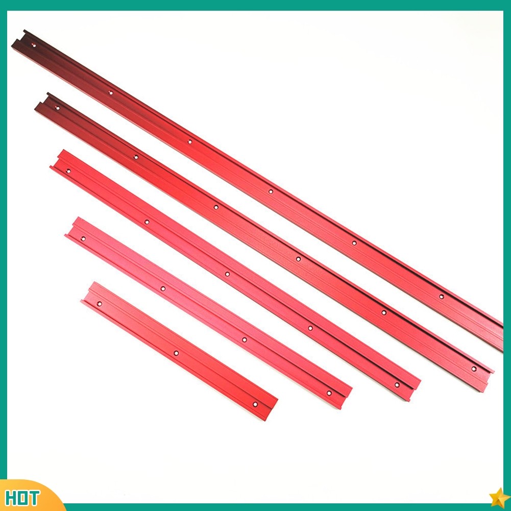 xk7 1 ชิ้นอลูมิเนียม 45 ประเภท T-Track T-slot Miter Track Fixture สําหรับ Router ตาราง