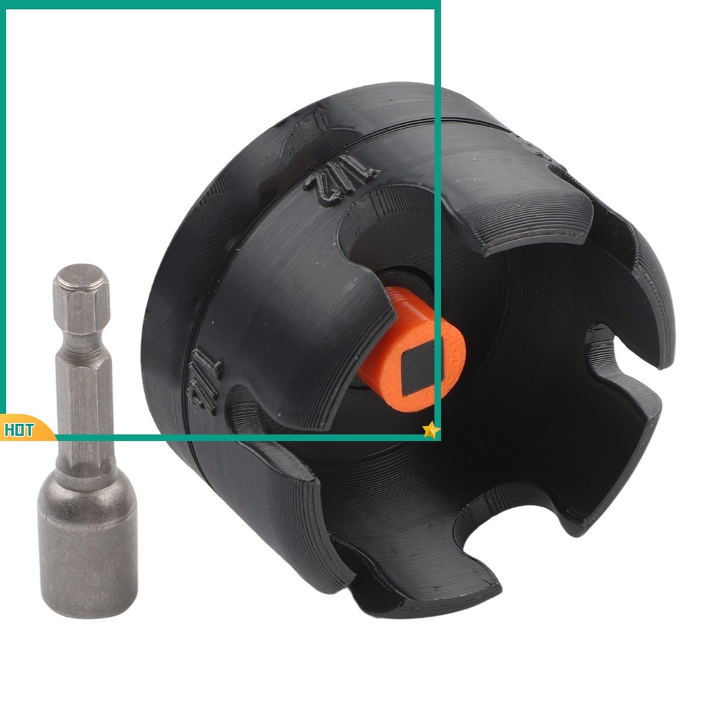 xk7 Nut Zipper Drill Attachment Nuts with Ease on for 1/4" 3/8" และ 1/2"