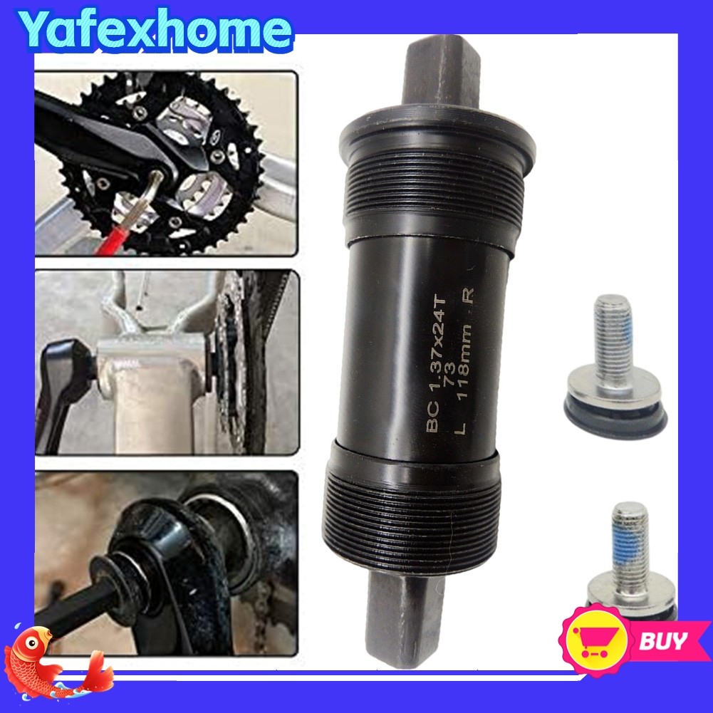 [YAFEXHM] จักรยานเสือภูเขา ขายึดด้านล่าง จักรยานไฟฟ้า 73*118mmbike รูสี่เหลี่ยมพร้อมน็อต 2 ตัว