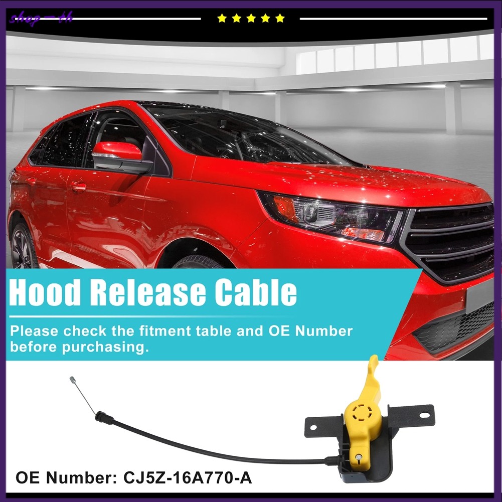 ⛤ใหม่ ใหม่⛤รถ Hood ล็อค Latch Release Control Cable สําหรับ Ford Escape 2013-2018 CJ5Z16A770A-[ready