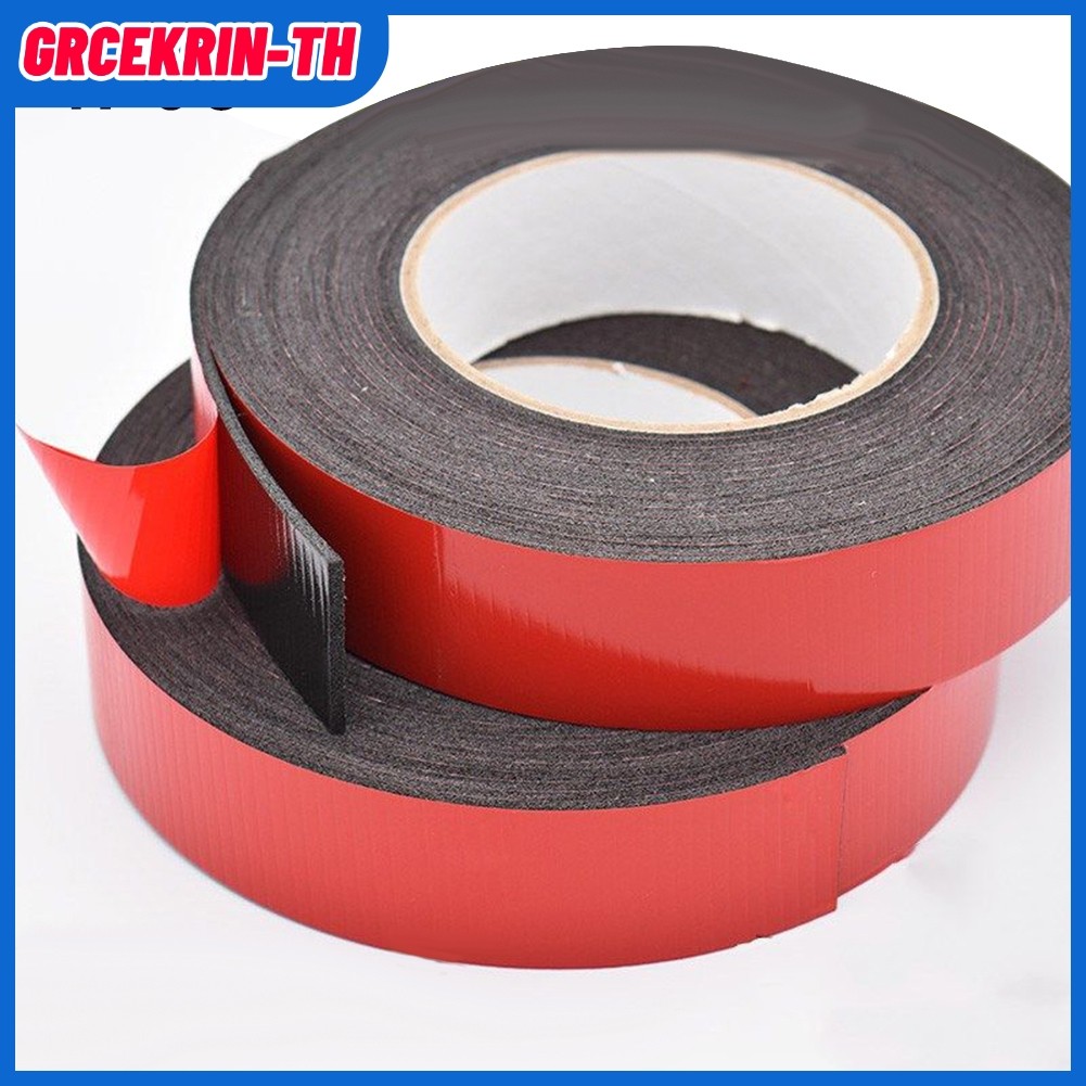 ในสต็อกBLACK DOUBLE SIDED FOAM AUTOMOTIVE PERMANENT CAR BODY TRIM TAPE