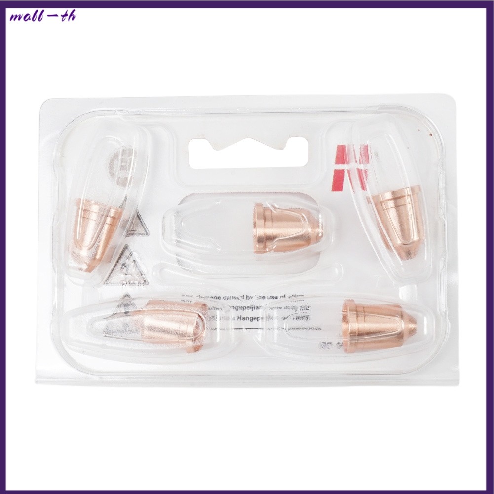 ⭐ ขายดี ⭐5ชิ้น 220941 หัวฉีดเครื่องตัดพลาสม่าสําหรับเคล็ดลับสําหรับไฟฉายตัดพลาสม่า MAX65 Consumable-