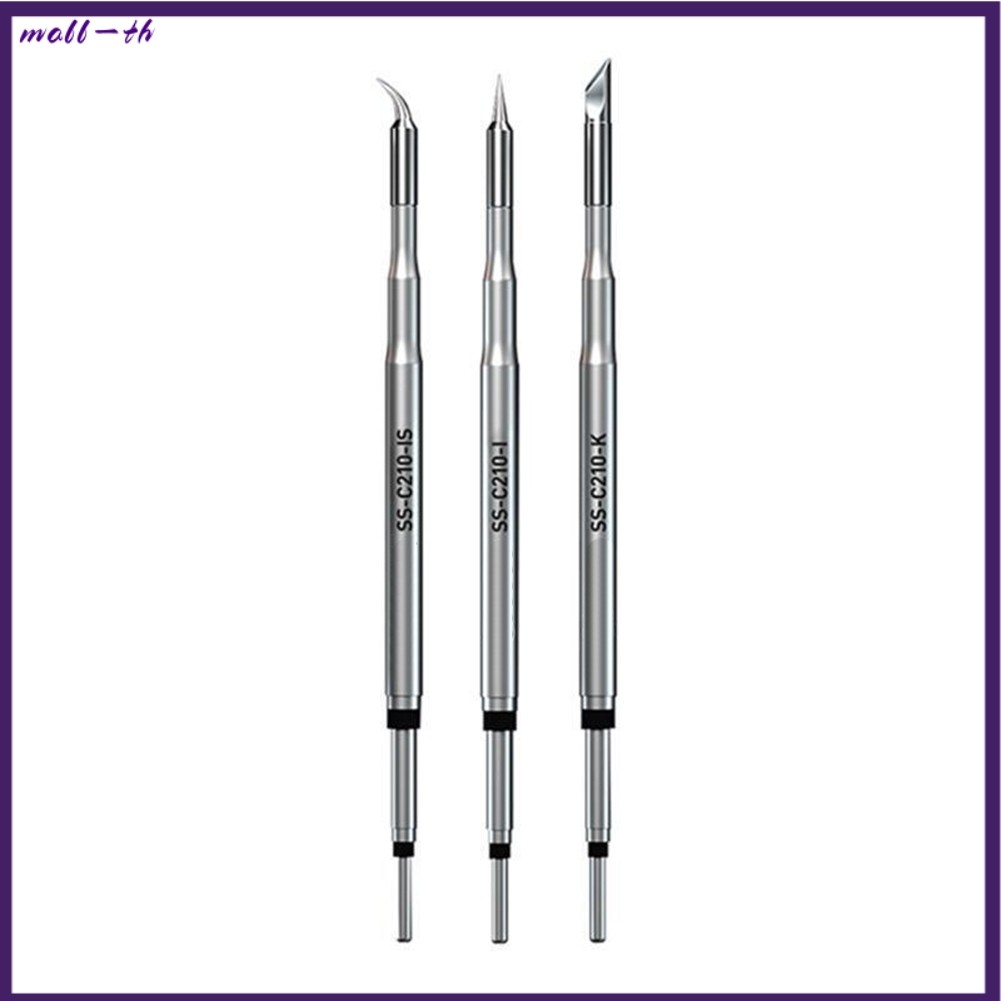 ⭐ ขายดี ⭐C210 หัวแร้ง C210-I/IS/K ปลายหัวแร้งสําหรับเชื่อมสําหรับ JBC C210 T12-[litt-th]