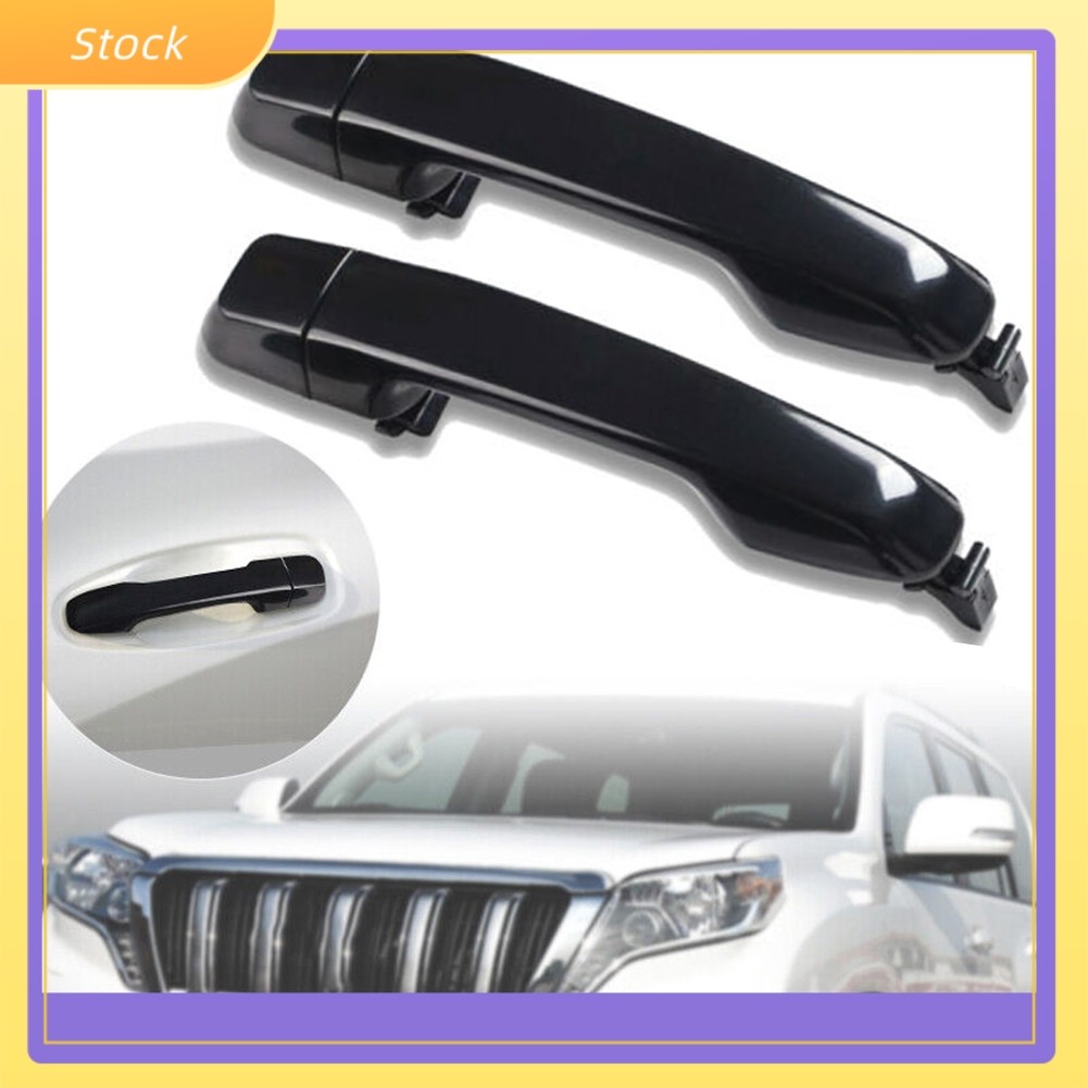 ELECT2 ชิ้นด้านหลัง LH + RH มือจับประตูด้านนอกสําหรับ Toyota สําหรับ J150 Series 2009-2020