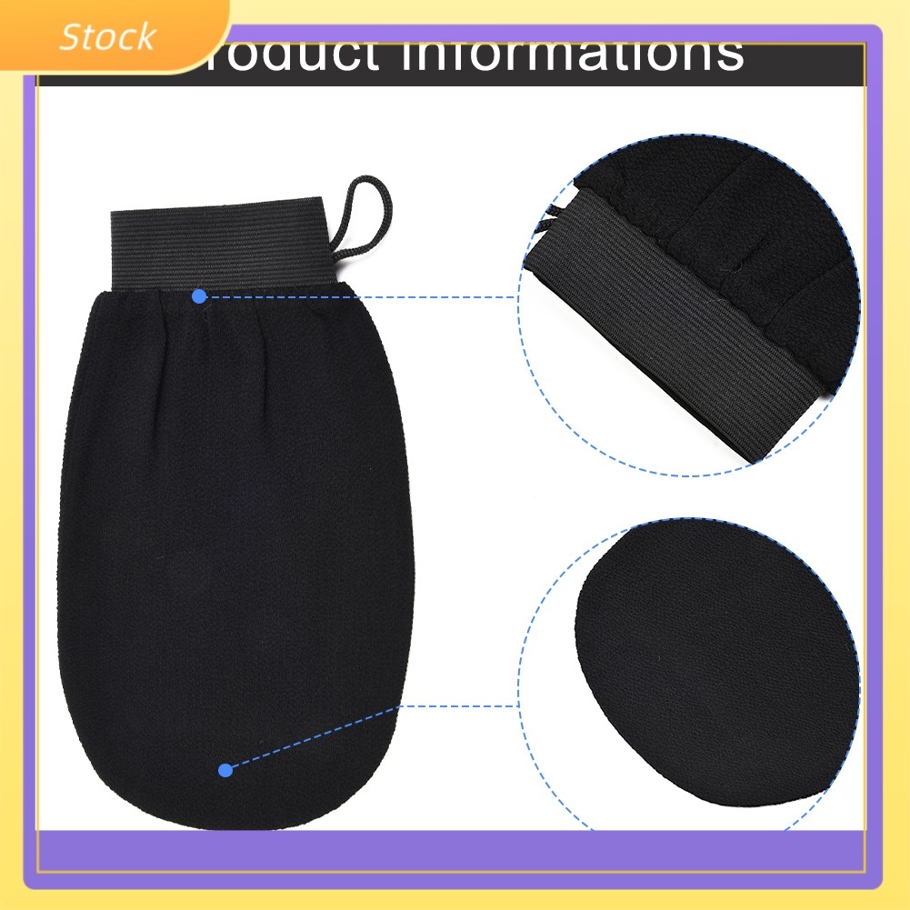 ELECT/2 ชิ้น Moroccan Shower Hammam Hamam Exfoliating Glove/Mitt Bath Scrub