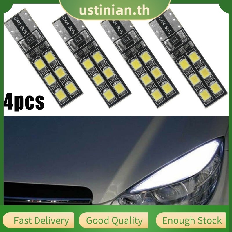 UTIA⭐4x หลอดไฟเปลือกตาคิ้วฟรีข้อผิดพลาดสําหรับ LED Mercedes-Benz W204 C300 C350