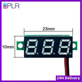 【RPLR】0.28 นิ้ว LED Minimun Digital Voltmeter DC2.5-40V เชื่อมต่อถอยหลังสําหรับการป้องกัน【จัดส่งภายใน 12 ชั่วโมง】