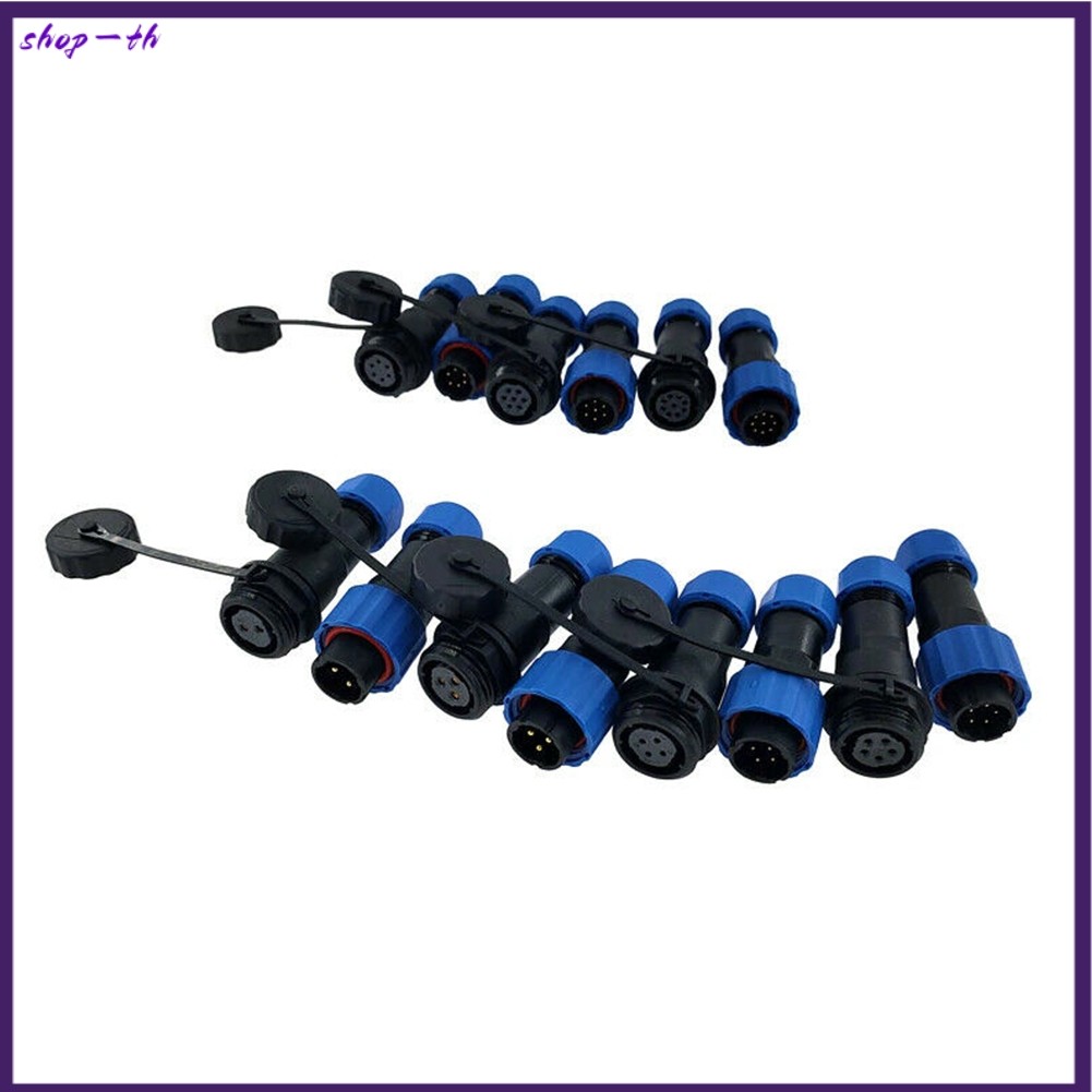 ⭐ การลดราคาครั้งใหญ่⭐SP16 IP68 2,3,4,5,6,7,9 pin และ Socket Inline Connector Aviation-[shop-th]