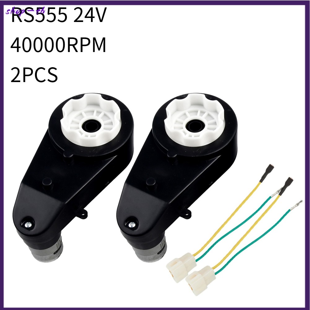 ⭐ การลดราคาครั้งใหญ่⭐2PCS เกียร์ไฟฟ้า RS555 24V 40000RPM สําหรับของเล่นรถแบบพกพา-[shop-th]