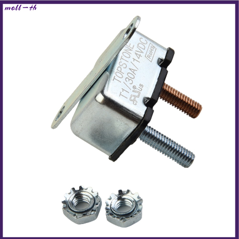 ⭐ การลดราคาครั้งใหญ่⭐AUTOMOTIVE 30 AMP AUTO-RESET CIRCUIT BREAKER 30A ELECTRIC WIRING POWER SWITCH-[
