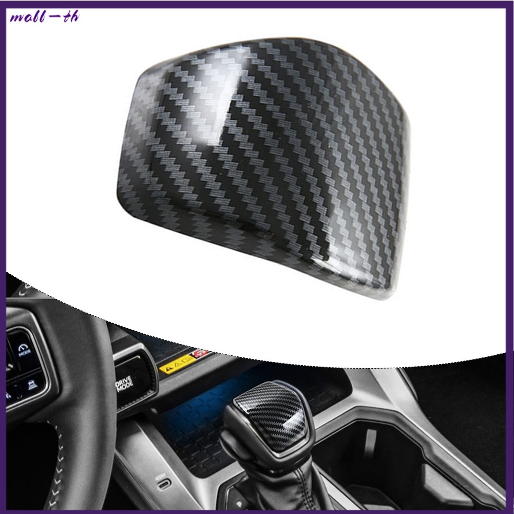 ⭐ มาใหม่⭐1pcs ใหม่คาร์บอนไฟเบอร์เกียร์ Shift Cover Trim สําหรับ Toyota สําหรับ RAV4 สําหรับ XA60 202