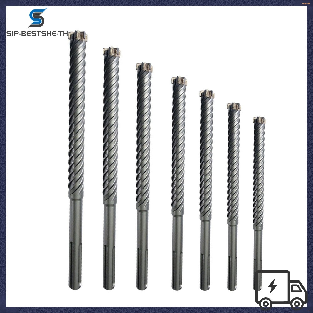 BESTSHEfor SDS-MAX Shank Stone Brick Cement Electric Hammer s Drill Bit 18-25 mm