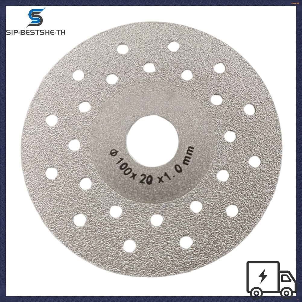 BESTSHE1pc 4" 100mm Diamond Dry Cutting Disc Porcelain Tile Marble Thin Cutting Discs