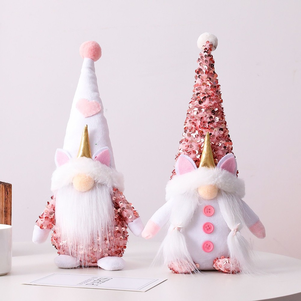 BESTSHEGnome Christmas Faceless Doll Ornament Party Pendant Plush Tree Christmas