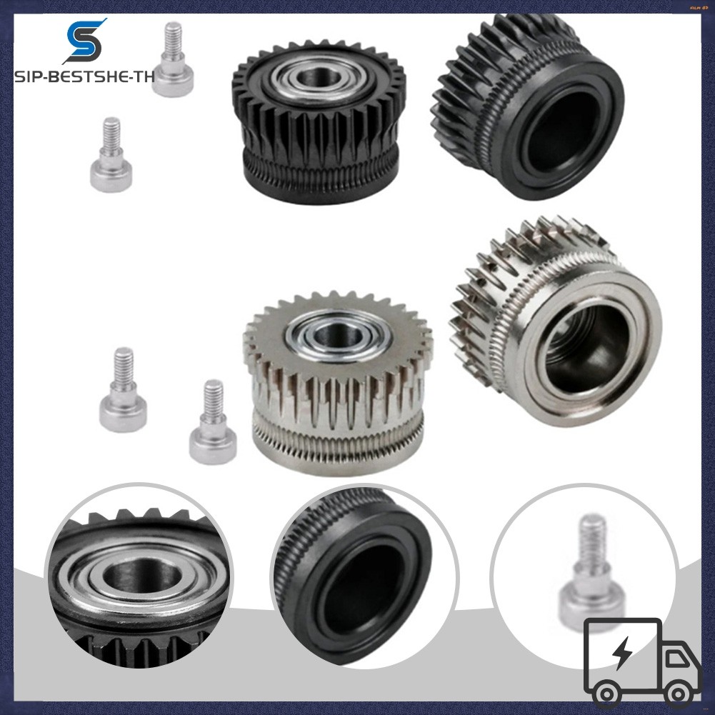 BESTSHEAll Metal Filament Drive Gear สําหรับ K1 สําหรับ K1C สําหรับ K1 Max สําหรับ Ender 3 V3 สําหรั
