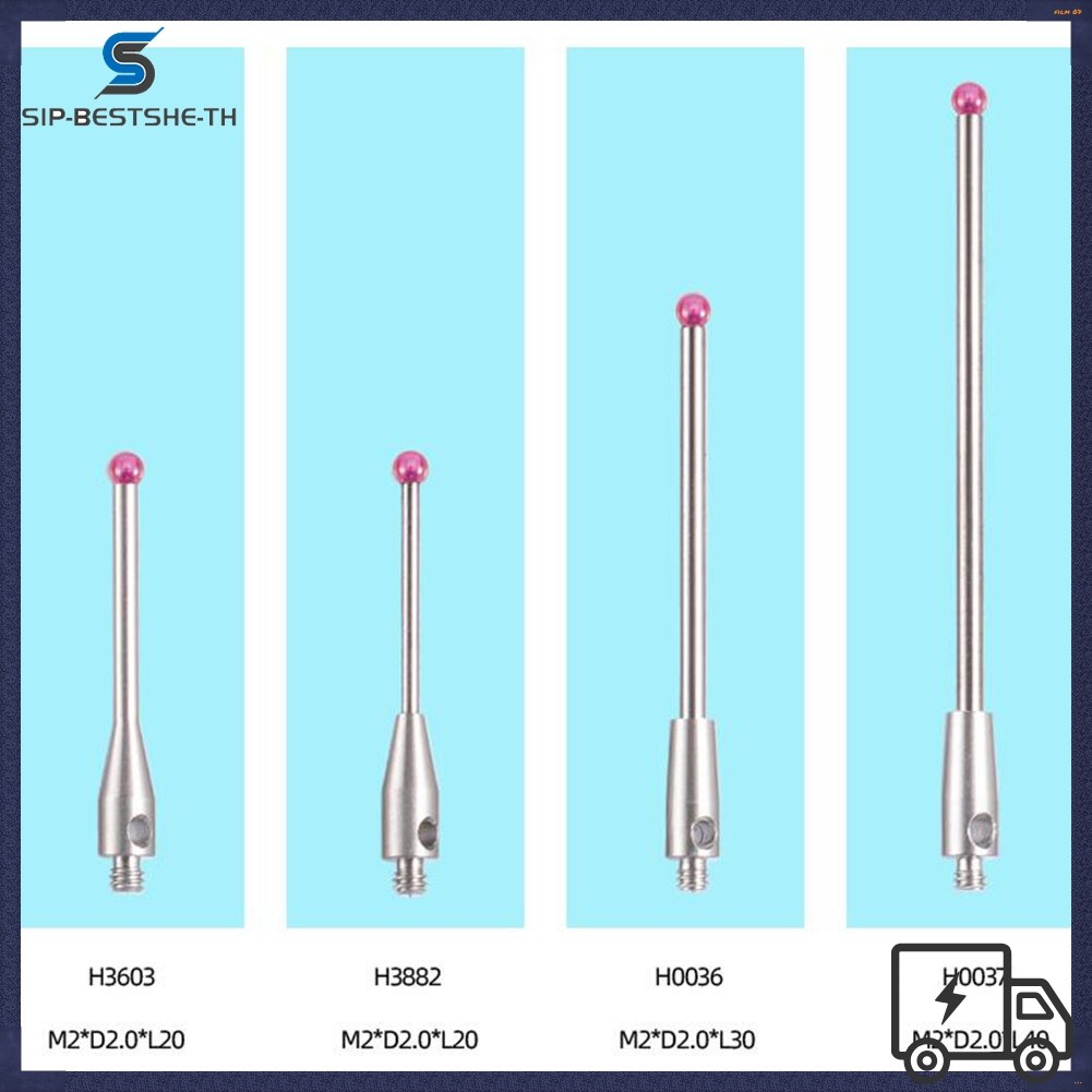 BESTSHE1pcs M2 Touch Probe CMM Probe สําหรับเคล็ดลับ CMM Stylus Ball Gauge Head สําหรับ 3D