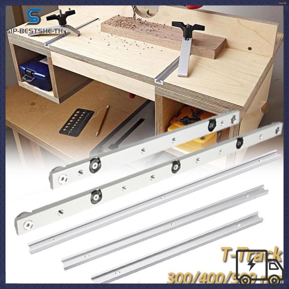 BESTSHEAluminium Alloy T-tracks Slot Miter Track และ Miter Bar Slider Table Saw Miter
