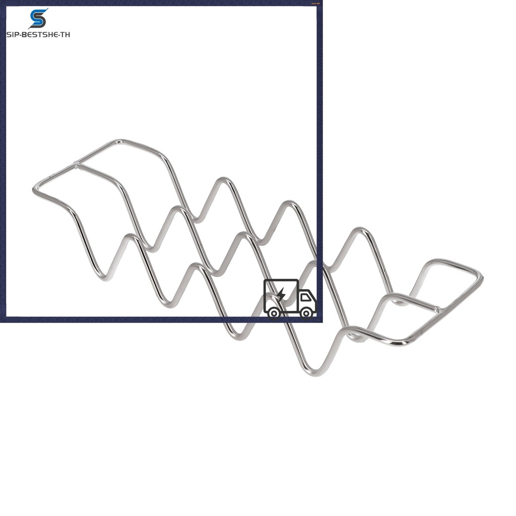 BESTSHETaco Holder Stand ถาด Taco สแตนเลส ถาด Taco ใช้ถาดอบเปลือก As