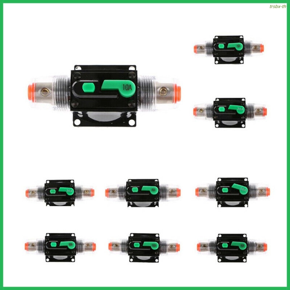 TRSBX❤️10A-100A AMP Circuit Breaker Fuse Reset 12V-48V DC Car Boat Auto ใหม่
