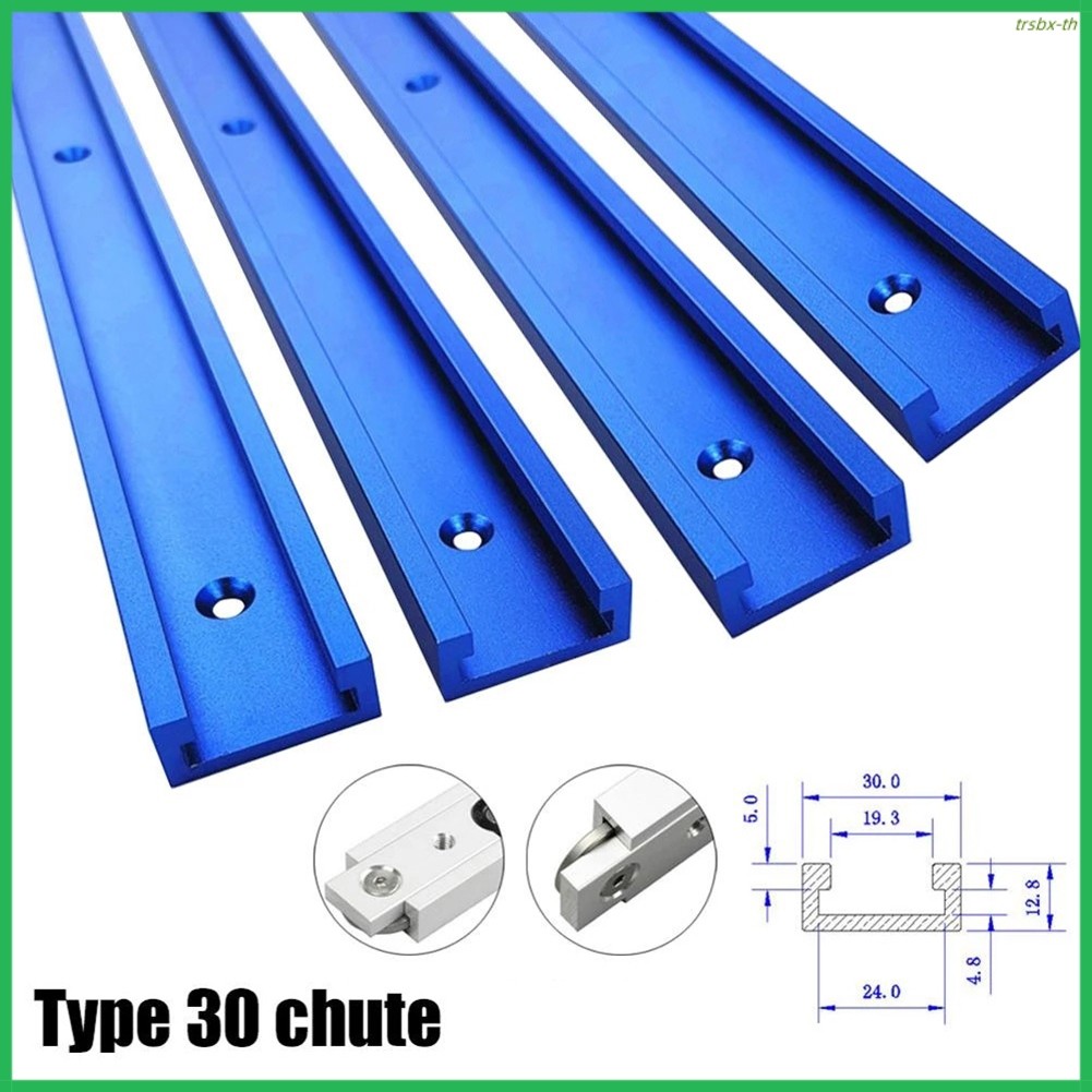 TRSBX❤️Aluminium Alloy T-tracks Slot Miter Track และ Miter Bar Slider Table 100-500 มม.