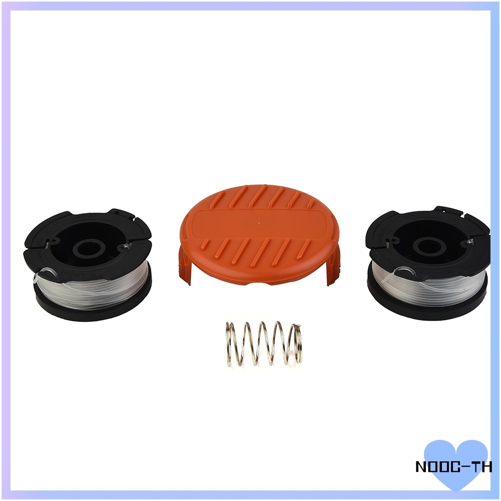 [NOOC]Strimmer Cover Cap + Spool and Line สําหรับ Black & Decker GLC3630L GLC3630L20