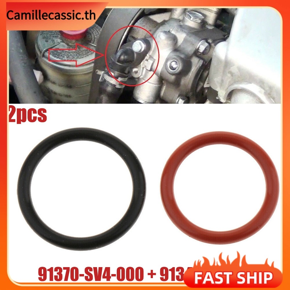 [CAMILLES]91345-RDA-A01 +91370-SV4-000 Fit สําหรับ Acura TL 98-08 ปั๊มพวงมาลัยพาวเวอร์ O-Ring