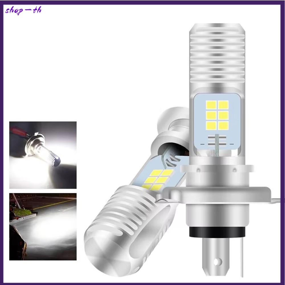 ไฟรถจักรยานยนต์รถจักรยานยนต์ LED ไฟหน้าหลอดไฟ P15D H4 BA20D 12LED โคมไฟ