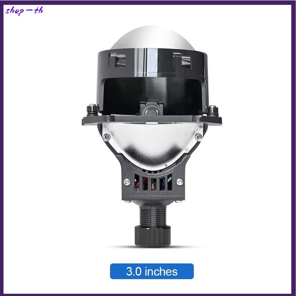 55W Bi-LED ไฟหน้าเลนส์เดี่ยว H4 H7 โปรเจคเตอร์ Fit รถจักรยานยนต์รถสอดใส่