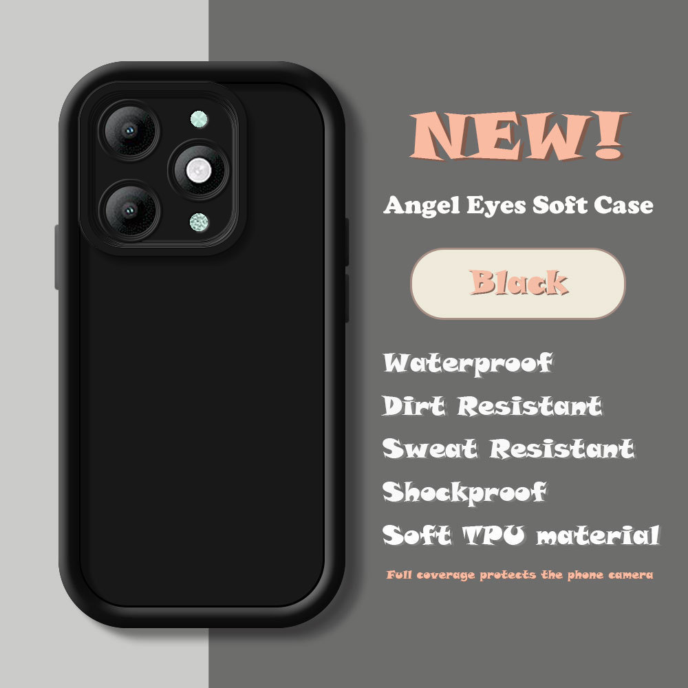 สําหรับ Itel A90 A80 A70 S23 Simple Casing Soft Silicone TPU Full Cover เคสโทรศัพท์กันกระแทก