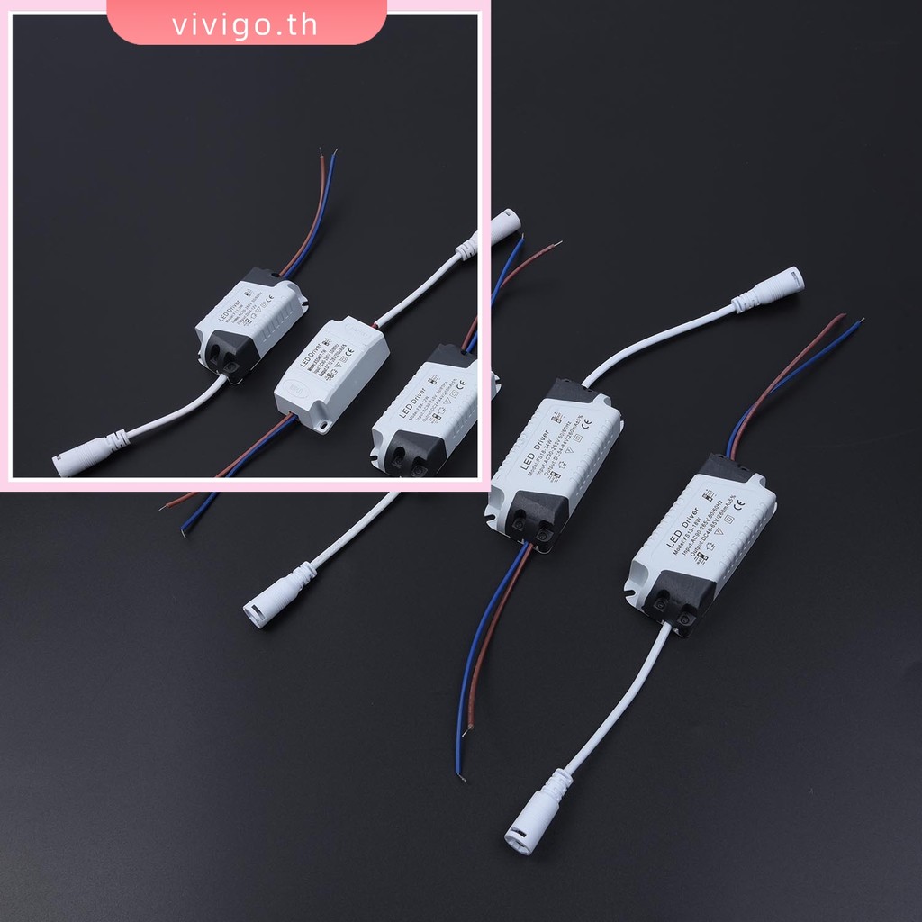 VICIGO⭐AC90~265V 3~24W LED Driver Power Supply Adapter Transformer สําหรับไฟ LED